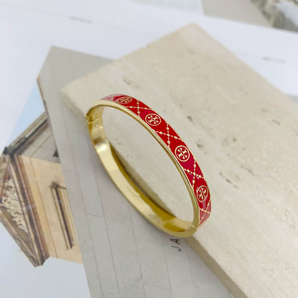 Tory Burch Enamel Alphabet Creative Bangle